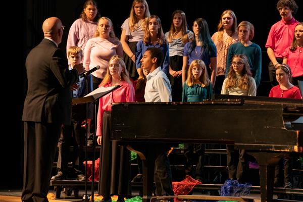 2023 All County Chorus Students Performing